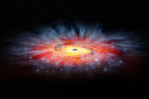 Supermassive black hole at the center of our Milky Way galaxy