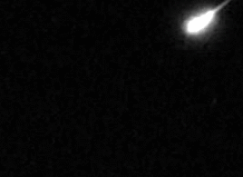 Meteor falling courtesy NASA