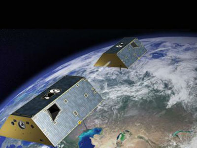 U.S./German satellite GRACE (The Gravity Recovery And Climate Experiment) 