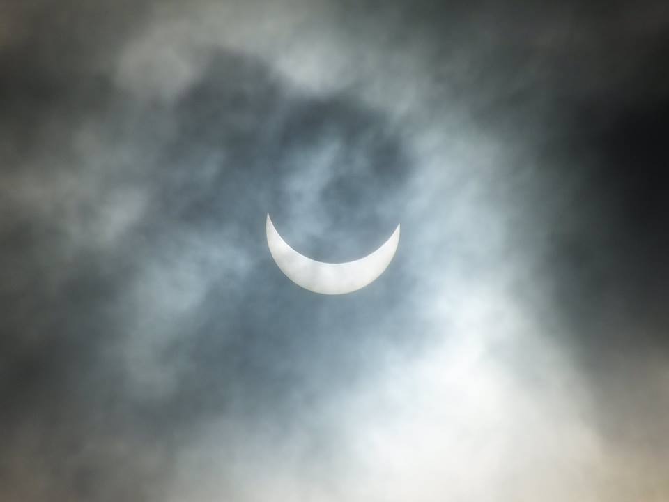 Partial Solar Eclipse in Riga 20 March 2015, Maximum: 12:05 LT